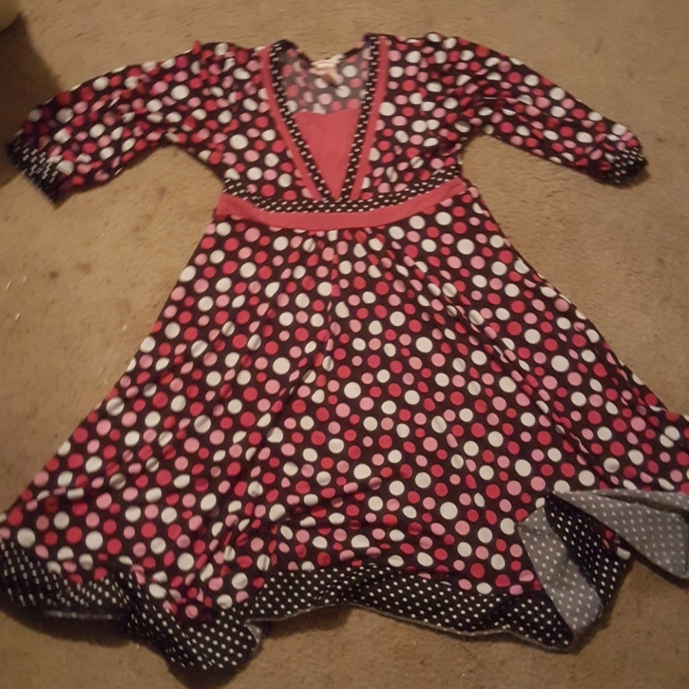 Polka dotted dress